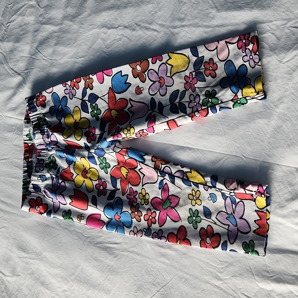 Hanna Andersson flowers white capri 110 5